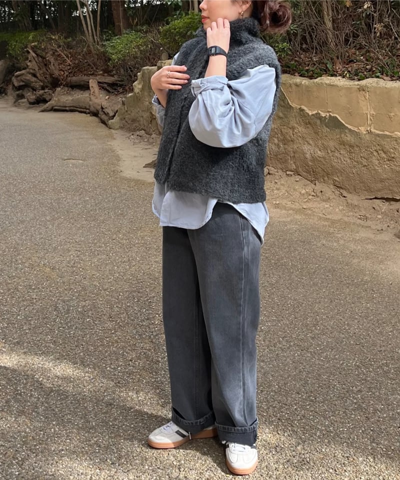 ARTS&SCIENCE デニムフェードブラック26 フェードブラックセミワイドデニム | an.