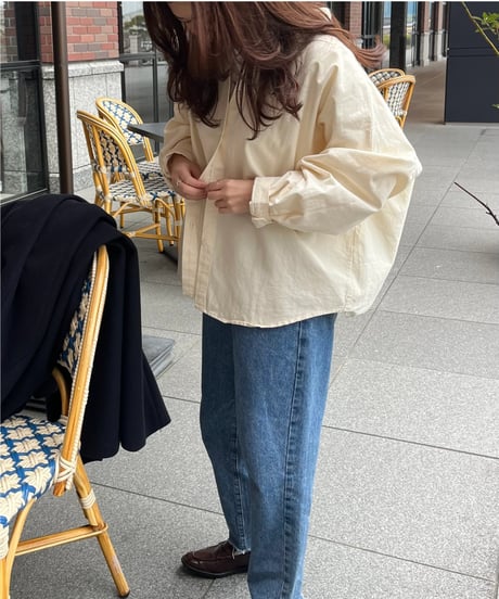 イニシャルロゴコットンシャツ