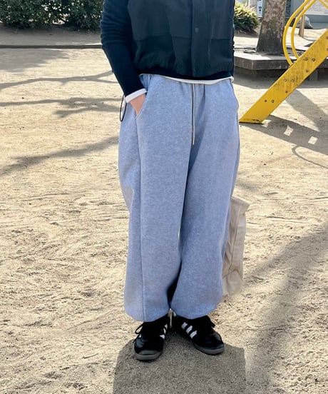 ルーズワイドスウェットパンツ(微起毛)