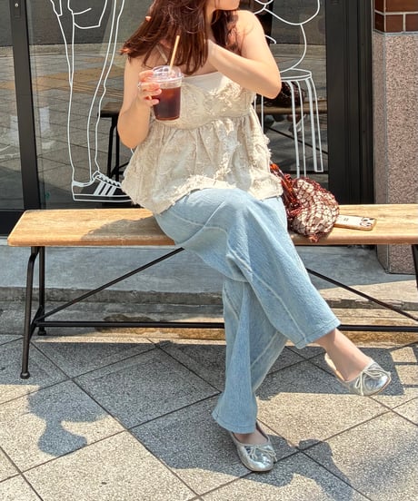 ジャガードシャギービスチェ