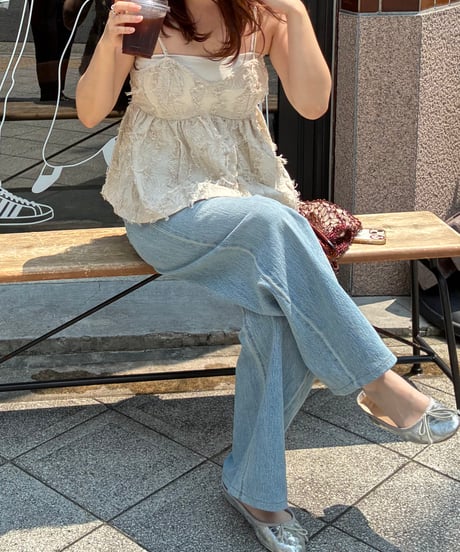 ジャガードシャギービスチェ