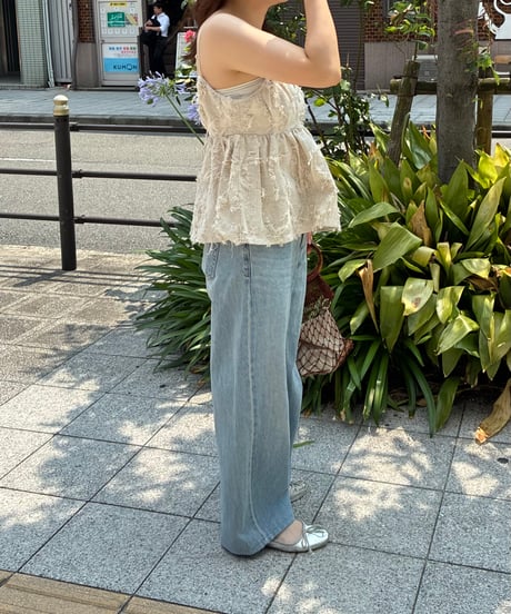 ジャガードシャギービスチェ
