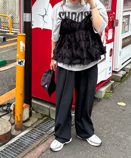 ジャガードシャギービスチェ