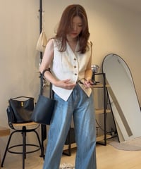 リネンmixノーカラージレ