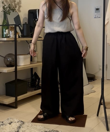 リラックスワイドパンツ
