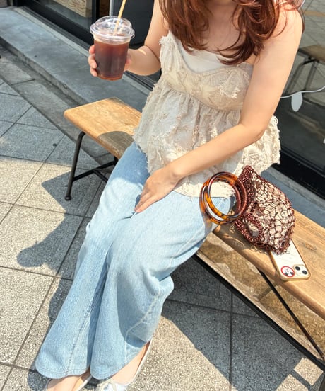 ジャガードシャギービスチェ
