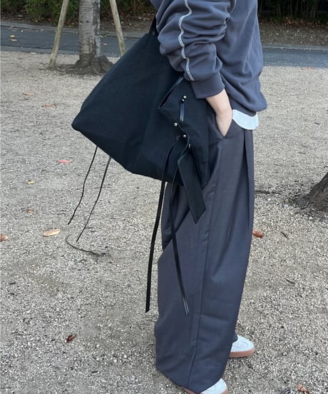ポーチ付きベーシックトートバッグ