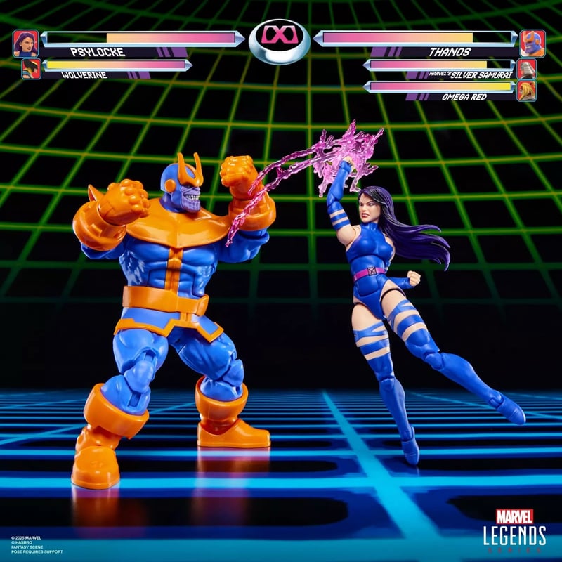 アメコミ MARVEL GAMERVERSE PSYLOCKE vs THANOS Marvel Legends Series Gamerverse Psylocke vs. T