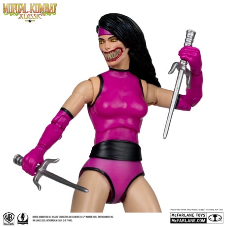 McFarlane Mortal Kombat Klassic Sub-Zero VS Mileena 7” Action Figure Deluxe 2-Pack