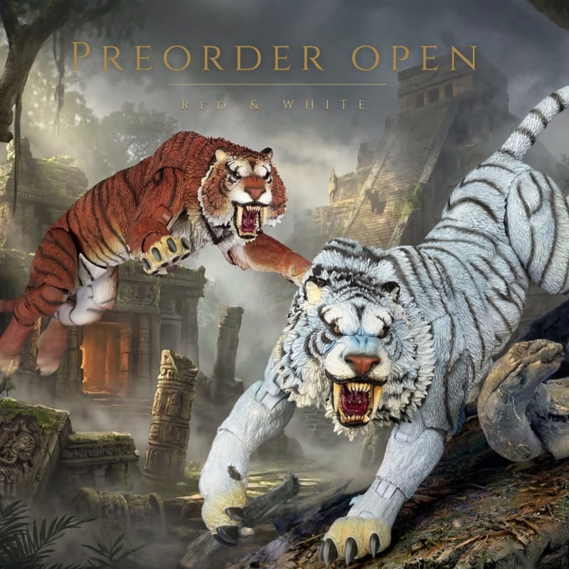 予約前受金】Fury Toys Maya Temple Tiger FT-02 White