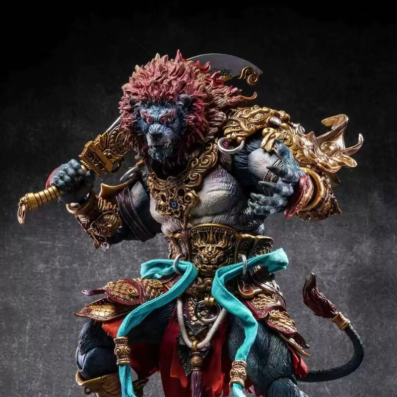 Fury Toys 狂怒工作室 山海魔神录 獅駝嶺 青獅精 Azure Lion (Gold