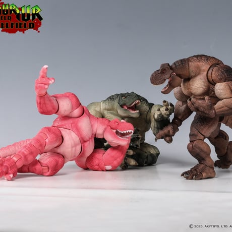 【予約】Dinosaur Battlefield AXY-015 Tyrannosaurus-Rex Naked (Green) 1/10 Scale Action Figure