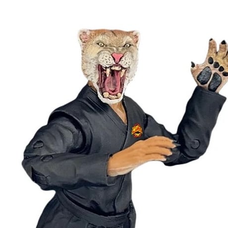 Zoo Jitsu Fighters Exclusive Pounce The Puma Black Gi 6.5” Action Figure - Limited Edition