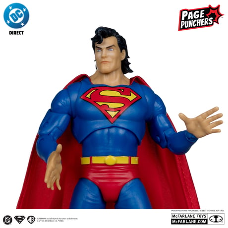 Mcfarlane Toys  DC Superman (Zero Hour) with Comic (Page Punchers) 7” Action Figure