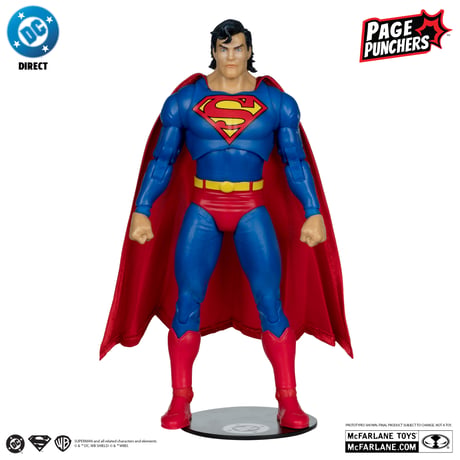 Mcfarlane Toys  DC Superman (Zero Hour) with Comic (Page Punchers) 7” Action Figure