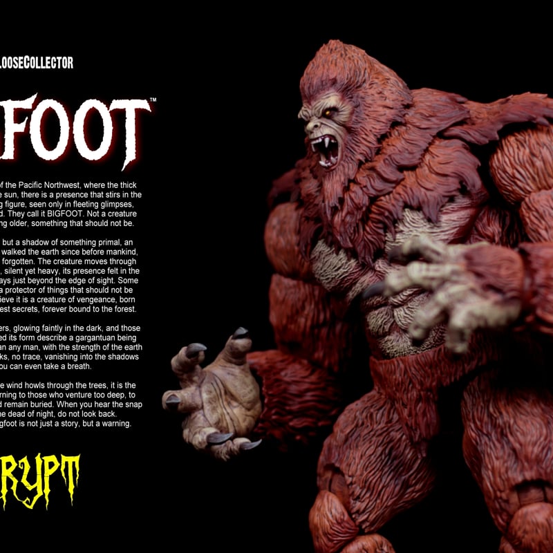 予約】【セット販売】LooseCollector's The Crypt : Bigfoot