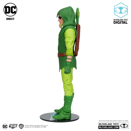 Green Arrow (Longbow Hunter) with McFarlane Toys Digital Collectible 7” Action Figure