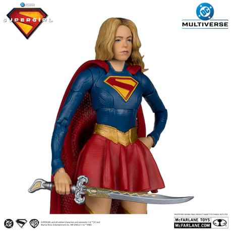 McFarlane Toys DC DX Theatrical Edition Supergirl & Puppy Krypto (Supergirl Movie) 7”