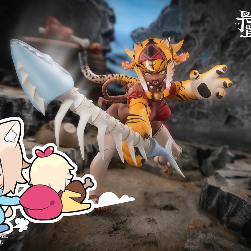 蜗之壳 RPG-04 虎娘伽露 Garu 1/12 Action Figure（特典付き） |