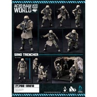 【予約】ACID RAIN 《酸雨戦争》 - Project Black Box - Wave3 PBB-AR010 Sand Sand Trencher 1:18 Action Figure