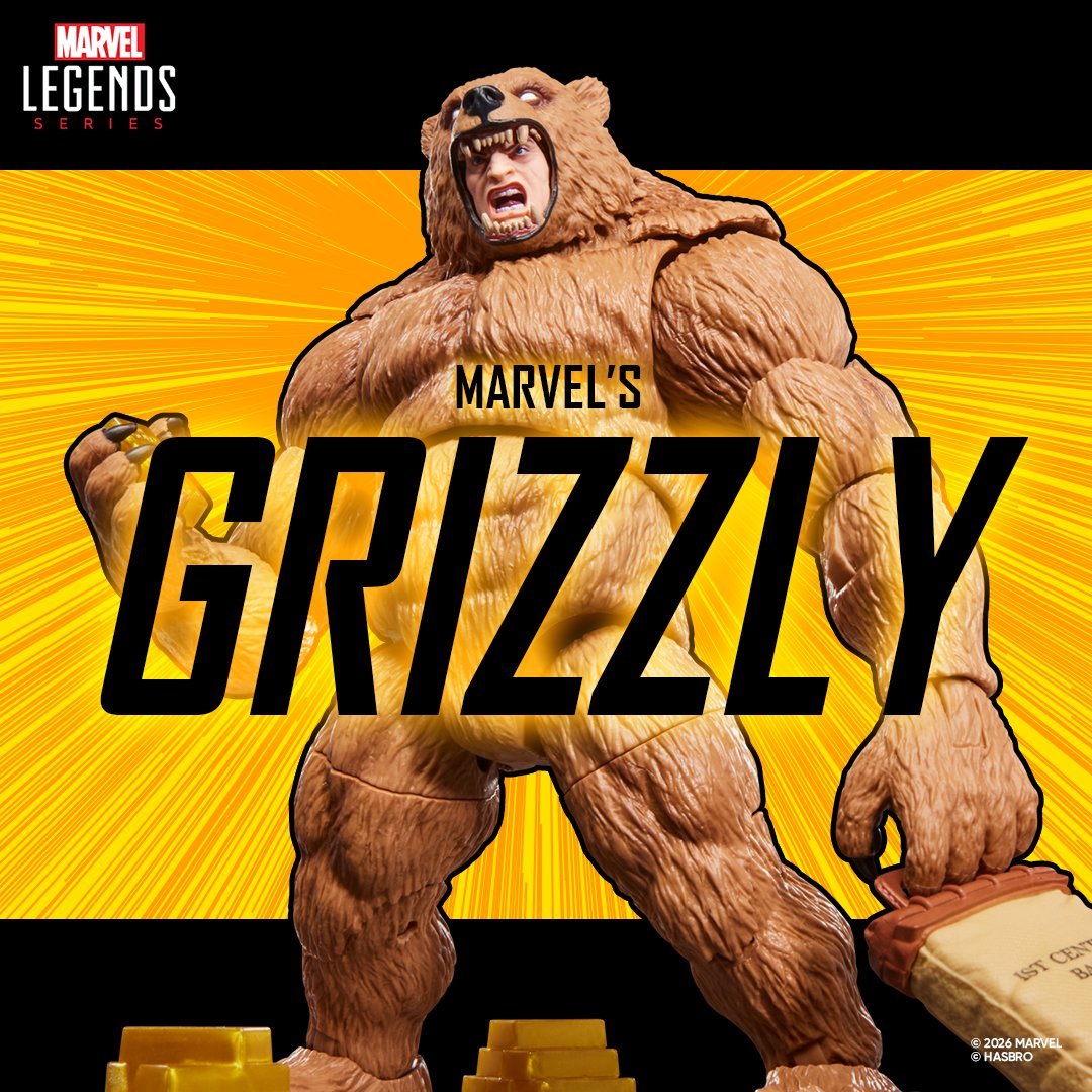 アメコミ Marvel Legends Marvel's Grizzly Marvel Legends Marvel's Grizzly (Spider-Man) 8”