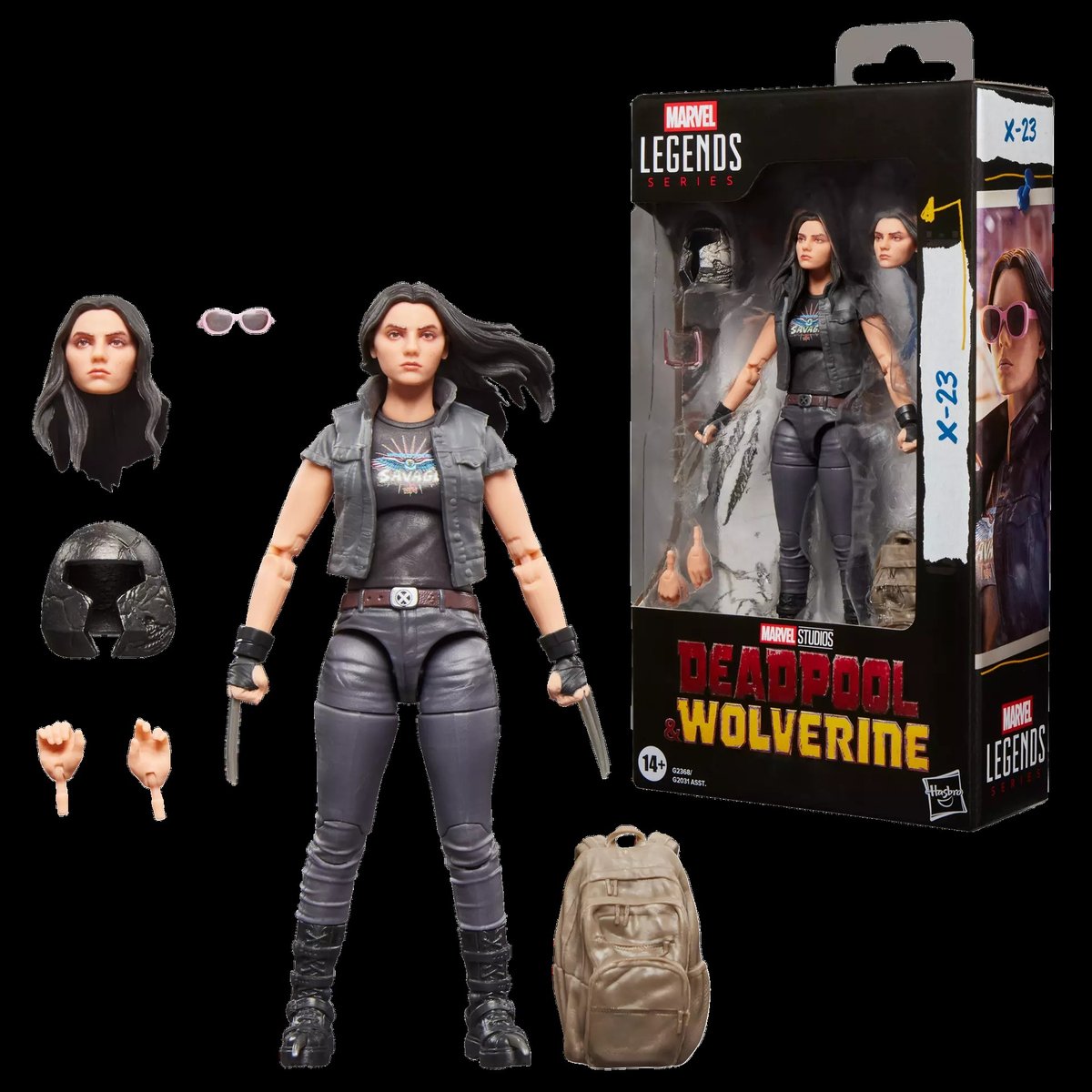 マーベルレジェンド X-23 ブレイド 2体セット Hasbro マーベル レジェンドシリーズ X-フォース X-23 ＆ ウォーパス