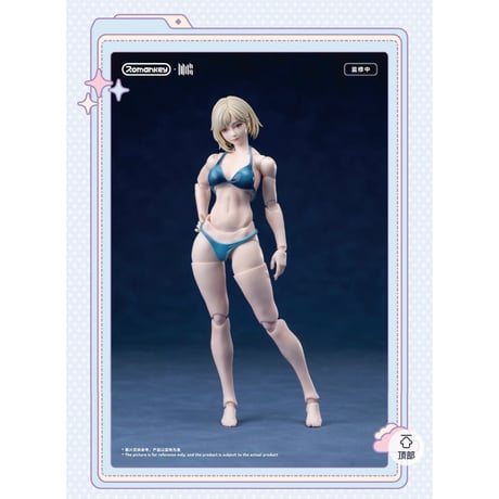 【予約】Romankey UMS004C Articulated Female Body Mia 《特別彩色版》 1/12スケール 完成品アクションフィギュア