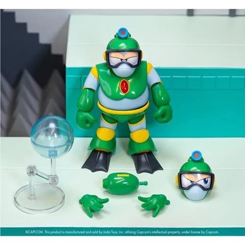 ロックマン2 バブルマン Mega Man (Wave3) Bubble Man Delux