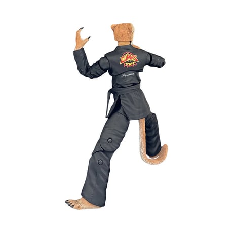 Zoo Jitsu Fighters Exclusive Pounce The Puma Black Gi 6.5” Action Figure - Limited Edition