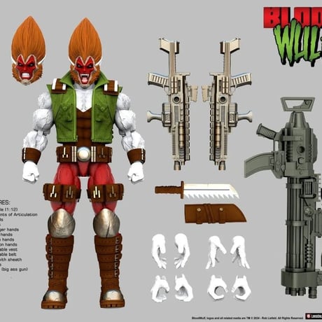 Rob Liefeld Extreme Universe: Bloodwulf 6” Action Figure