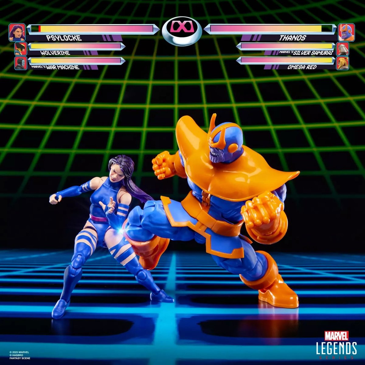Marvel Legends Series Gamerverse Psylocke vs. T