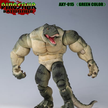 【予約】Dinosaur Battlefield AXY-015 Tyrannosaurus-Rex Naked (Green) 1/10 Scale Action Figure