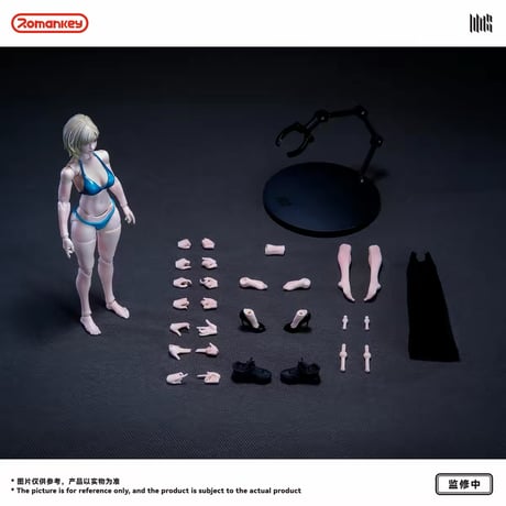 【予約】Romankey UMS004C Articulated Female Body Mia 《特別彩色版》 1/12スケール 完成品アクションフィギュア