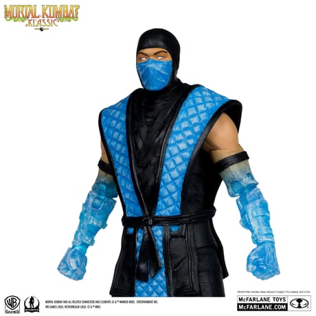 McFarlane Mortal Kombat Klassic Sub-Zero VS Mileena 7” Action Figure Deluxe 2-Pack
