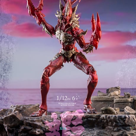 玩朝玩具 山海神話系列 蝦兵蟹将 右先鋒 浪戈 (エビ兵・赤) 1/12 Scale Action Figure