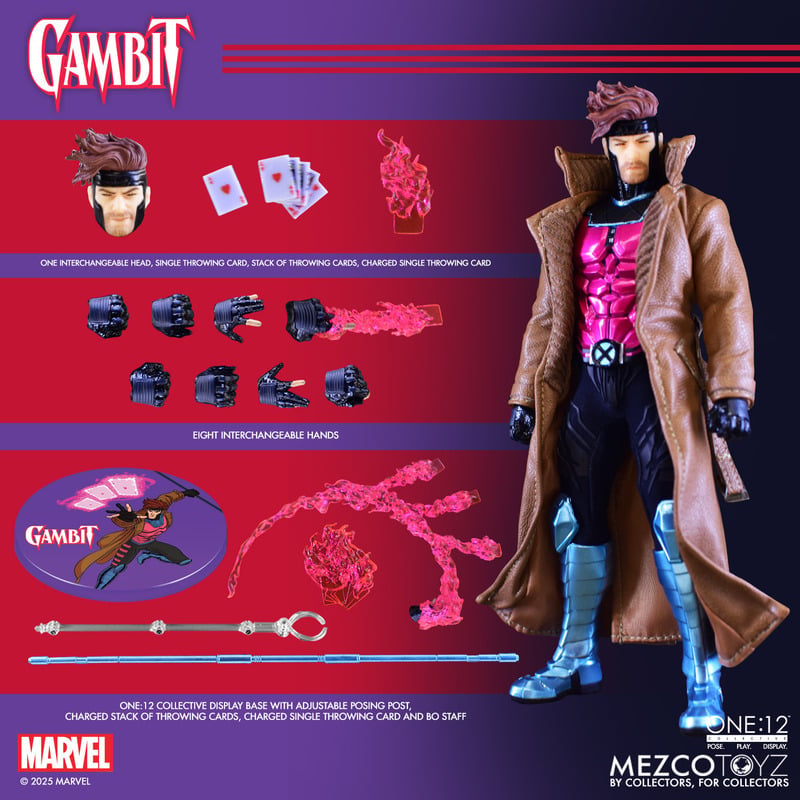 予約】MEZCO TOYZ One:12 Collective X-Men: Gambit
