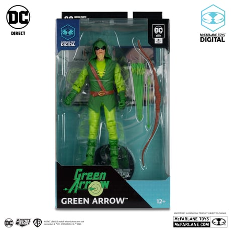 Green Arrow (Longbow Hunter) with McFarlane Toys Digital Collectible 7” Action Figure
