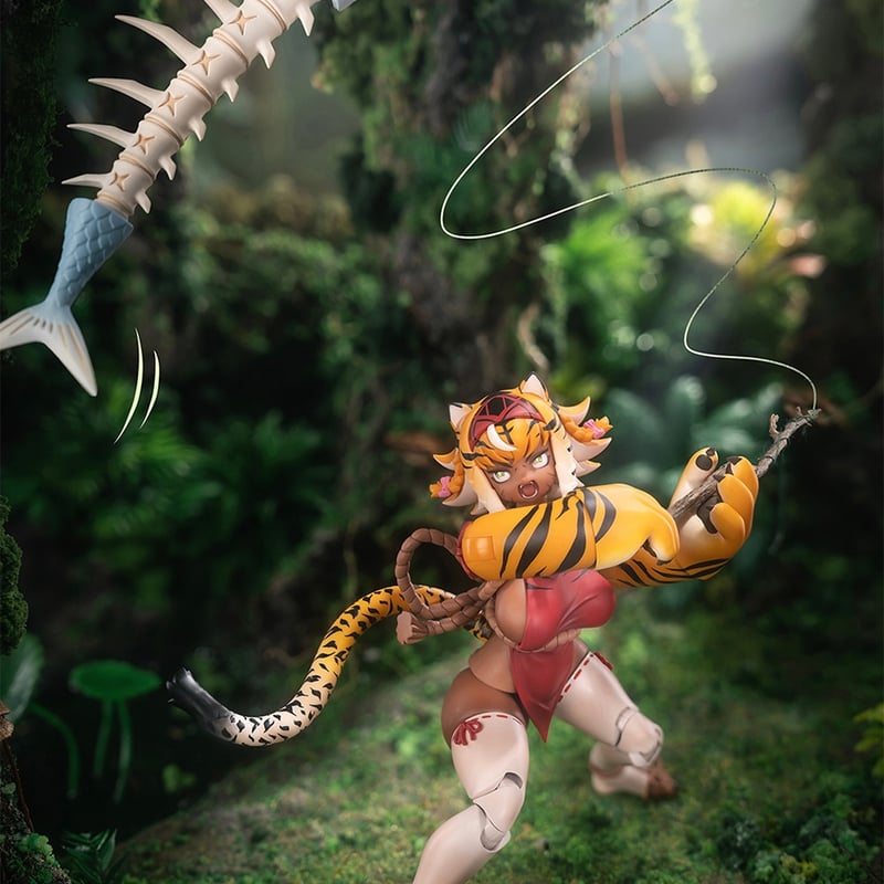 蜗之壳 RPG-04 虎娘伽露 Garu 1/12 Action Figure（特典付き） |