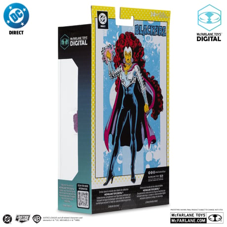 Blackfire (The New Teen Titans) with McFarlane Toys Digital Collectible 7” Action Figure