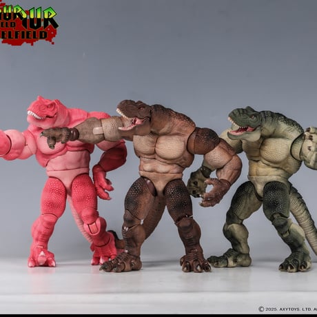 【予約】Dinosaur Battlefield AXY-015 Tyrannosaurus-Rex Naked (Green) 1/10 Scale Action Figure
