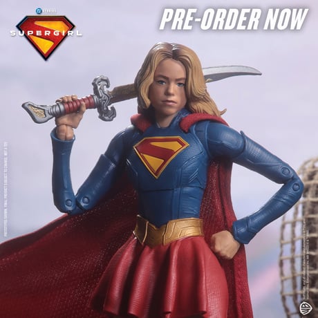 McFarlane Toys DC DX Theatrical Edition Supergirl & Puppy Krypto (Supergirl Movie) 7”