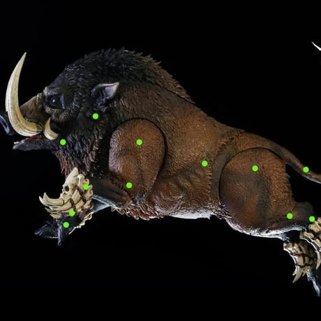 D20 Studio Giant Wild Boar Bonestabber (Brown Ver.) 1/12 Scale Action Figure