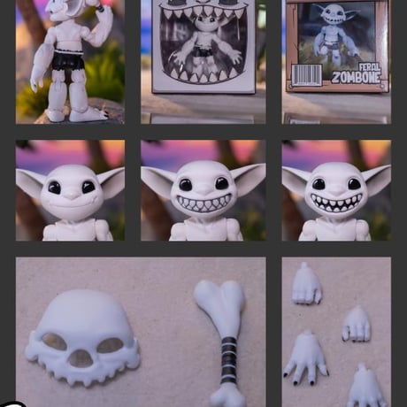 Plunderlings Feral Zombone 1:12 Scale Action Figure