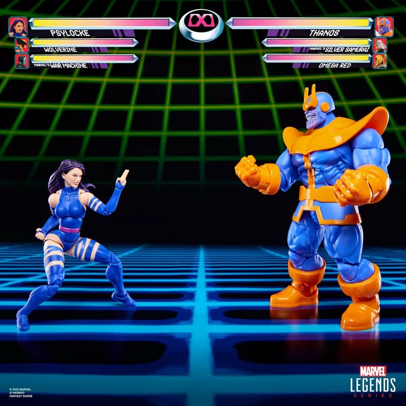 Marvel Legends Series Gamerverse Psylocke vs. T