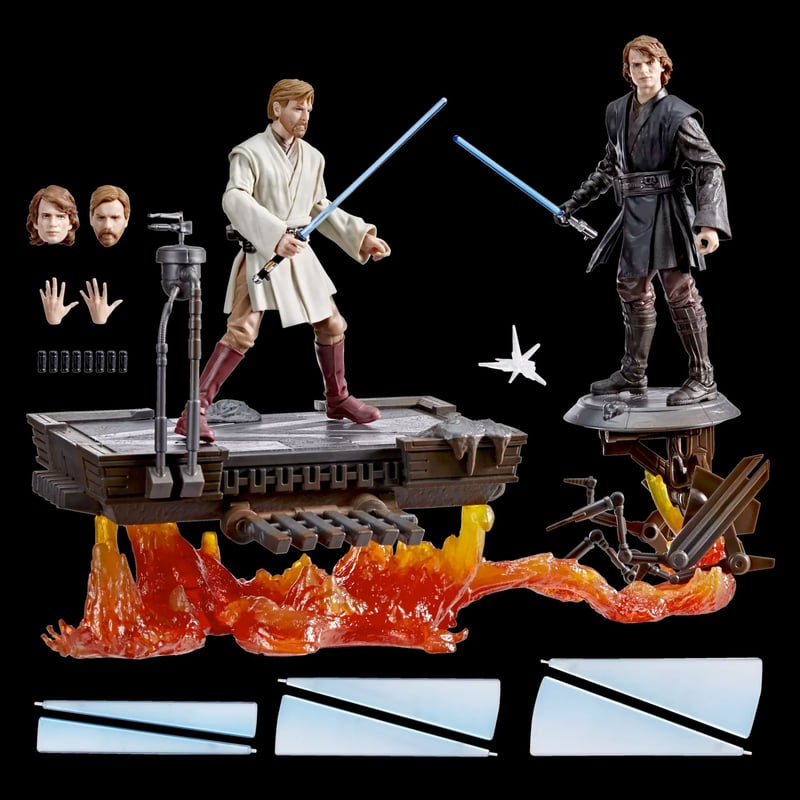 STAR WARS フィギュア　7点セット クレーン景品 STAR WARS The Black Series Anakin Skywalker & O