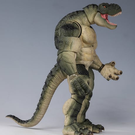 【予約】Dinosaur Battlefield AXY-015 Tyrannosaurus-Rex Naked (Green) 1/10 Scale Action Figure