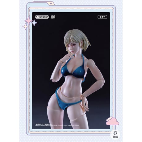 【予約】Romankey UMS004C Articulated Female Body Mia 《特別彩色版》 1/12スケール 完成品アクションフィギュア