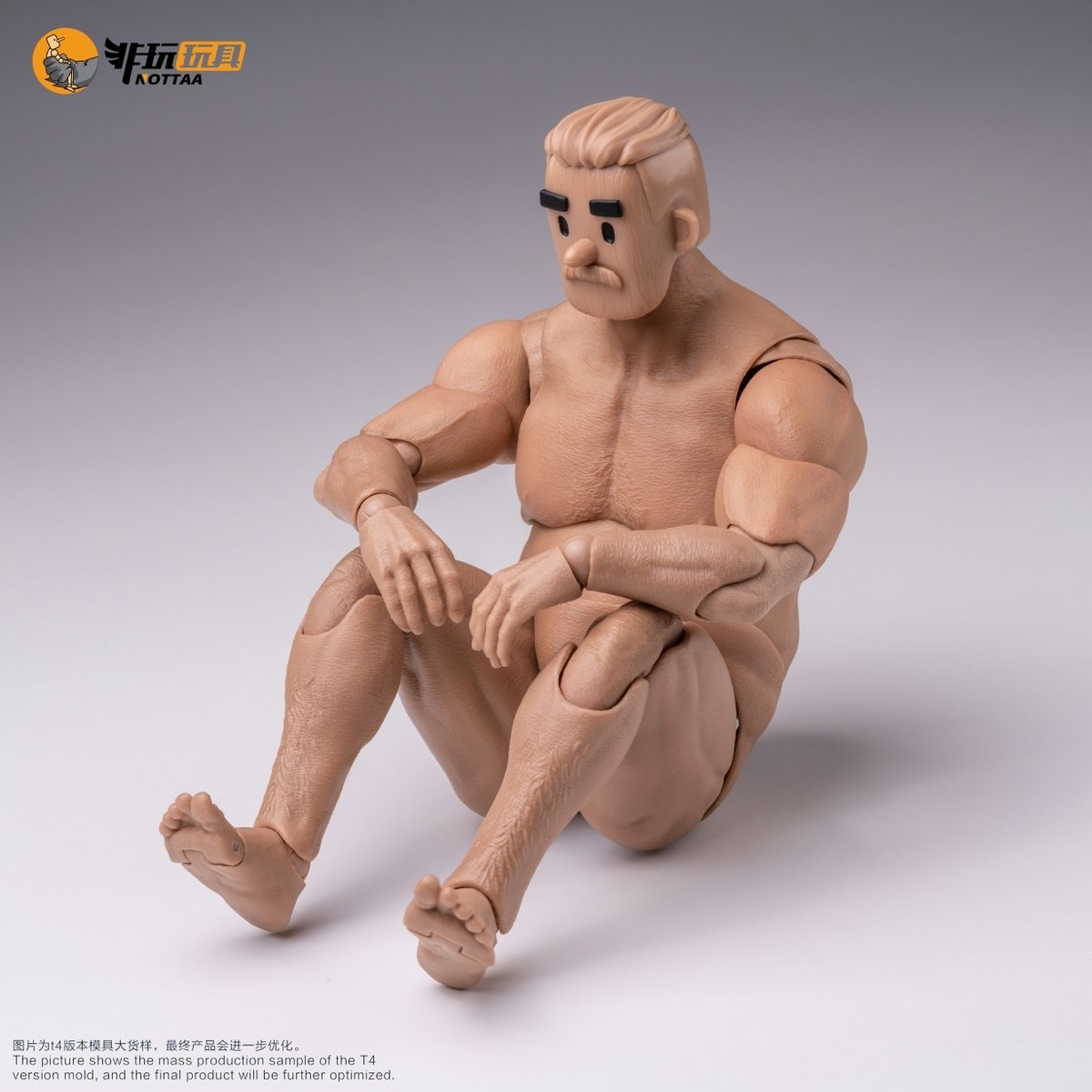 予約】Nottaa Toys NT-03S Naked Middle-Aged Fatty