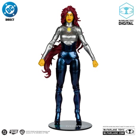 Blackfire (The New Teen Titans) with McFarlane Toys Digital Collectible 7” Action Figure