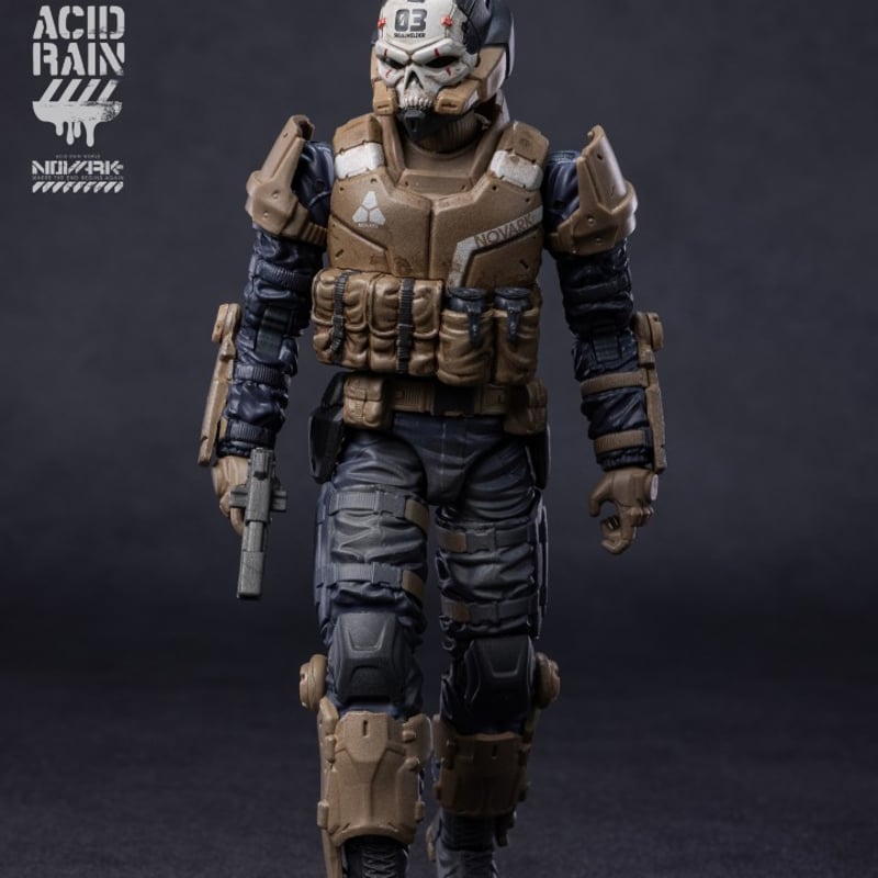 ACIDRAIN NOVARK 1/12 3体セット【開封中古品】 ACID RAIN 《酸雨戦争》 - NOVARK - 003 Skullwelder 1:1